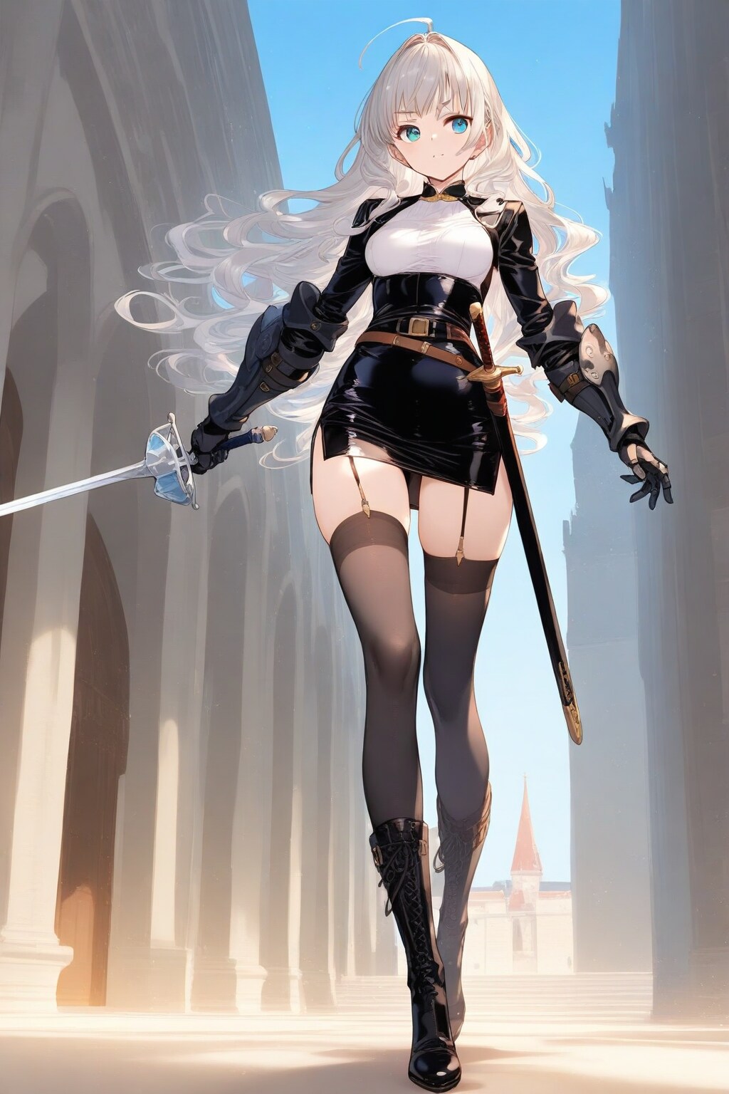 #WAVE モデル【オリジナルキャラの美女騎士画像】Ver.