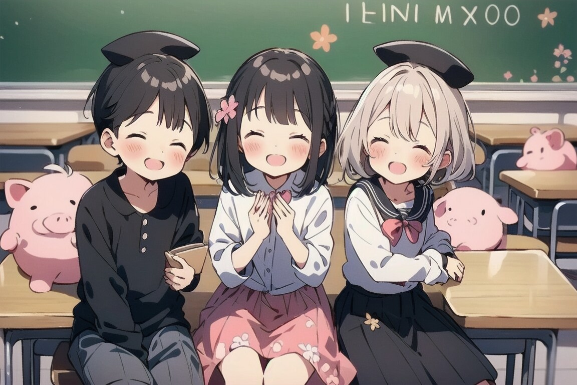 可愛い生徒たち