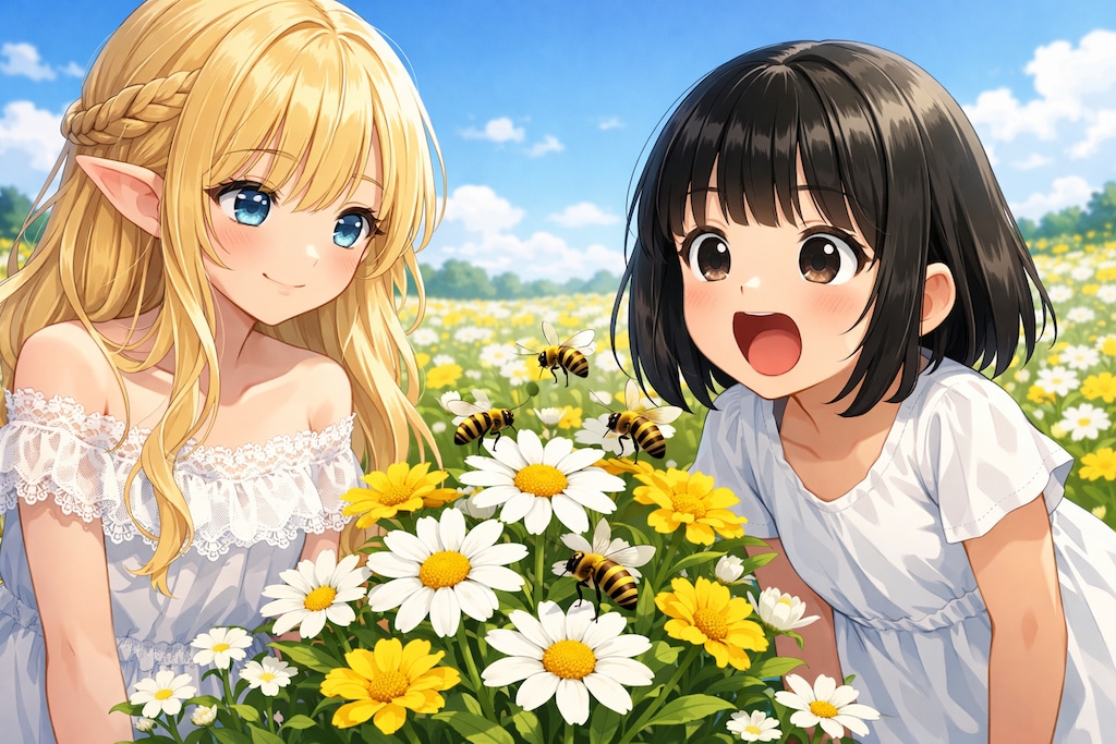 蜜蜂、可愛いね。（世界ミツバチの日）