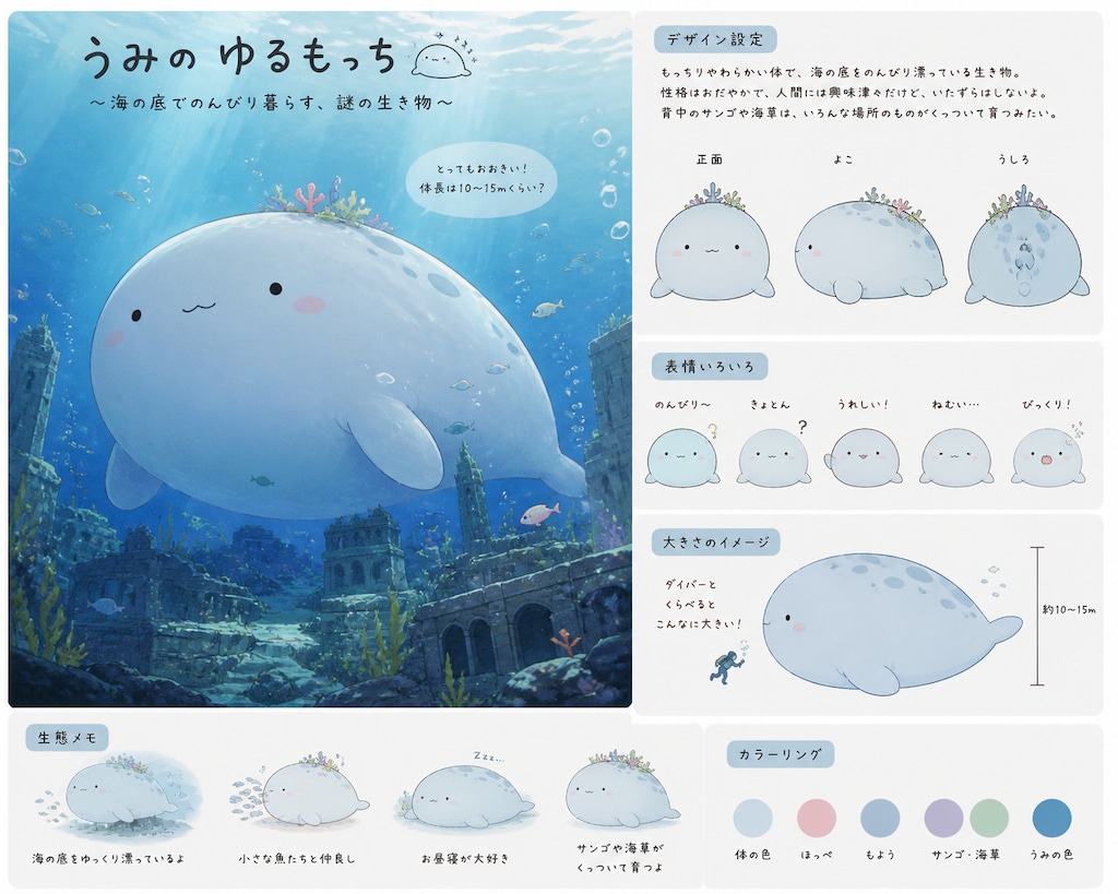 崖の下のゆるもっち
