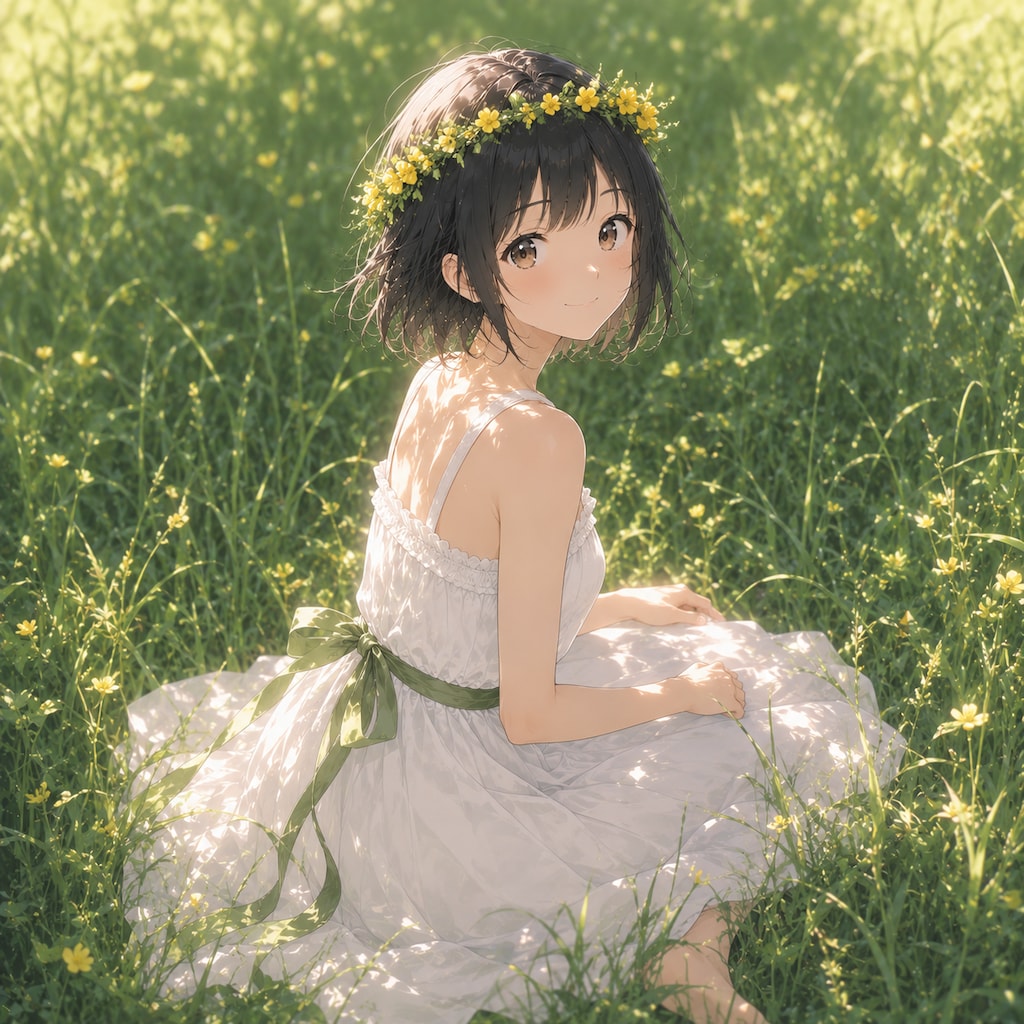 草原の少女