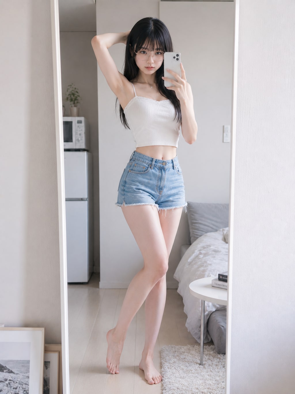 彼氏のために頑張る彼女