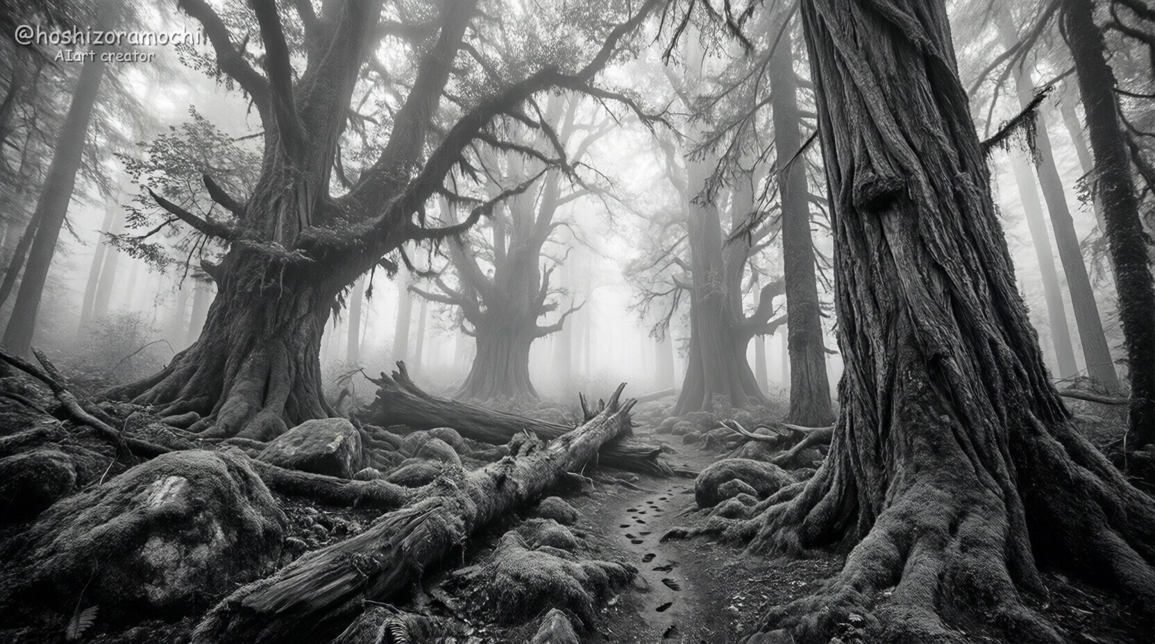 迷い込んだ者だけが見る幻影🌲 | の人気AIイラスト・グラビア