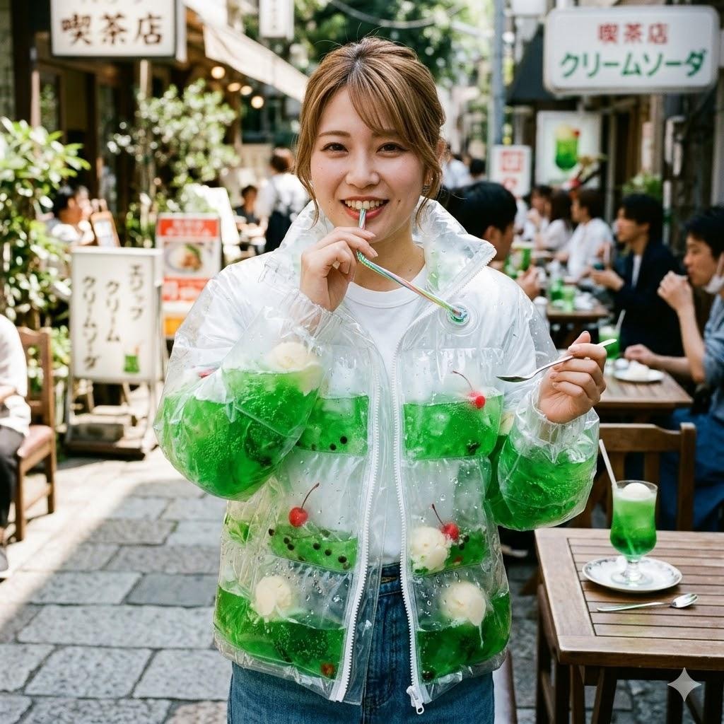 服にCreamSoda入れる奴