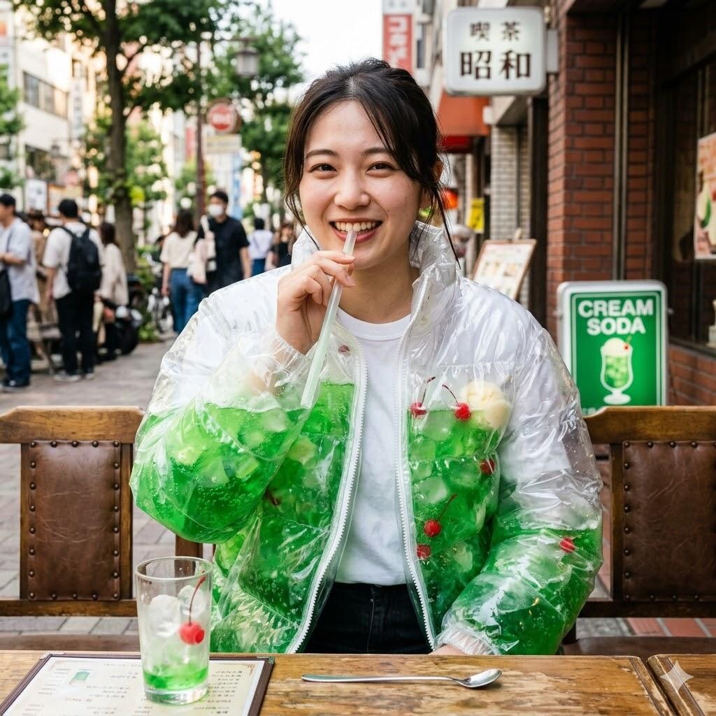 服にCreamSoda入れる奴
