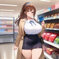 チョコを買いに行くOLさん 4枚目