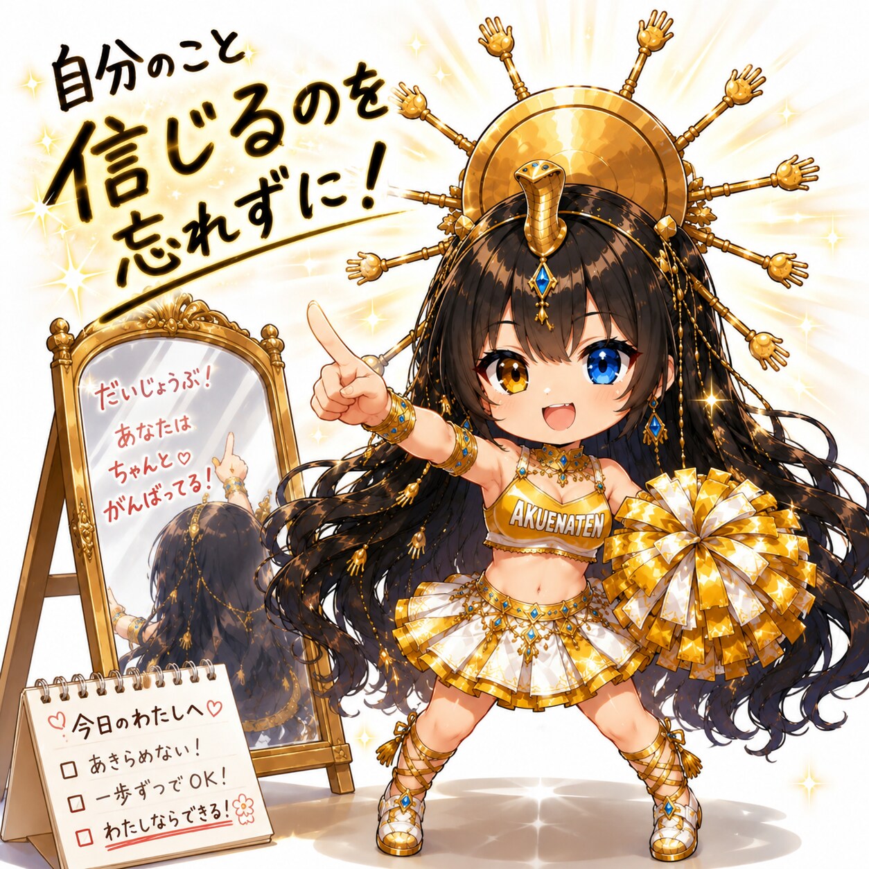 自分のこと信じるのを忘れずに！