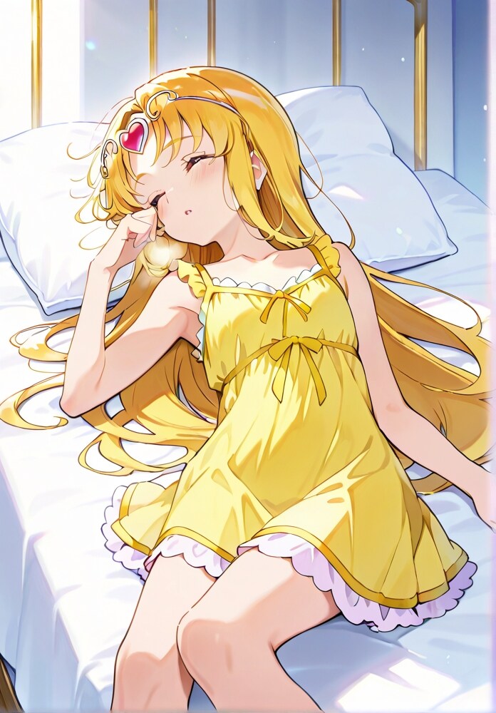 キュアミューズ睡眠中