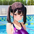 競泳水着の瑛子ちゃんRE 2枚目