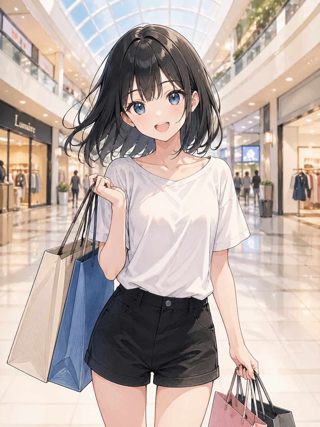 お買い物 | の人気AIイラスト・グラビア