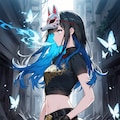 月夜の狐巫女 2枚目