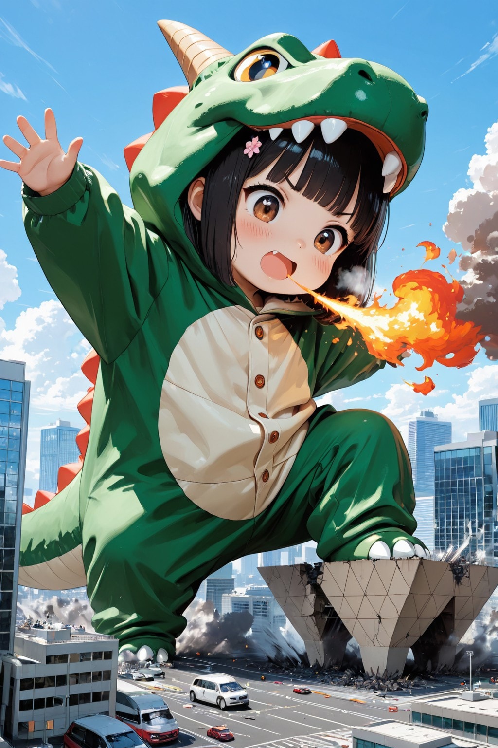 Shin Kaiju Girl（妹をレンタルしました！「お兄ちゃん 夢の中で恐い怪獣さんになっちゃた！【Destroy the Tokyo Big Sight 篇】）