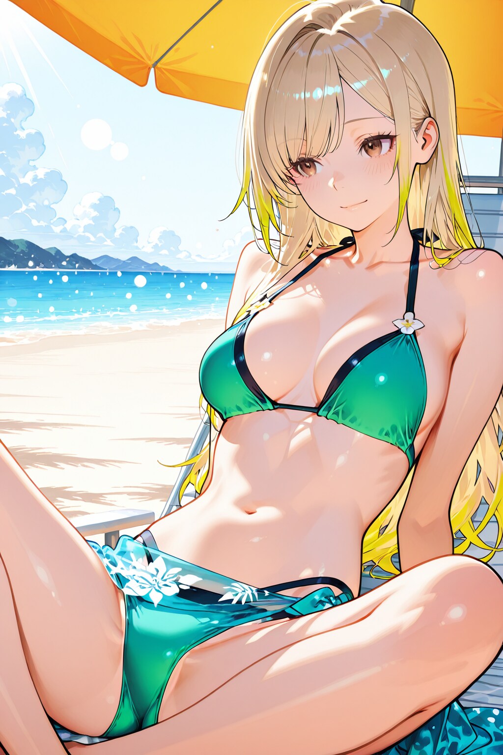 あぐらポーズ⑥