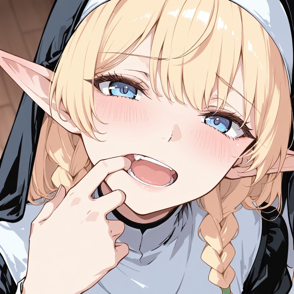 エルフのシスターさん４