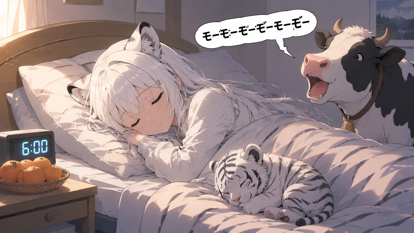 ⏰２．応援モーニングコール(ちちぷいルーキーズ５) | の人気AIイラスト・グラビア