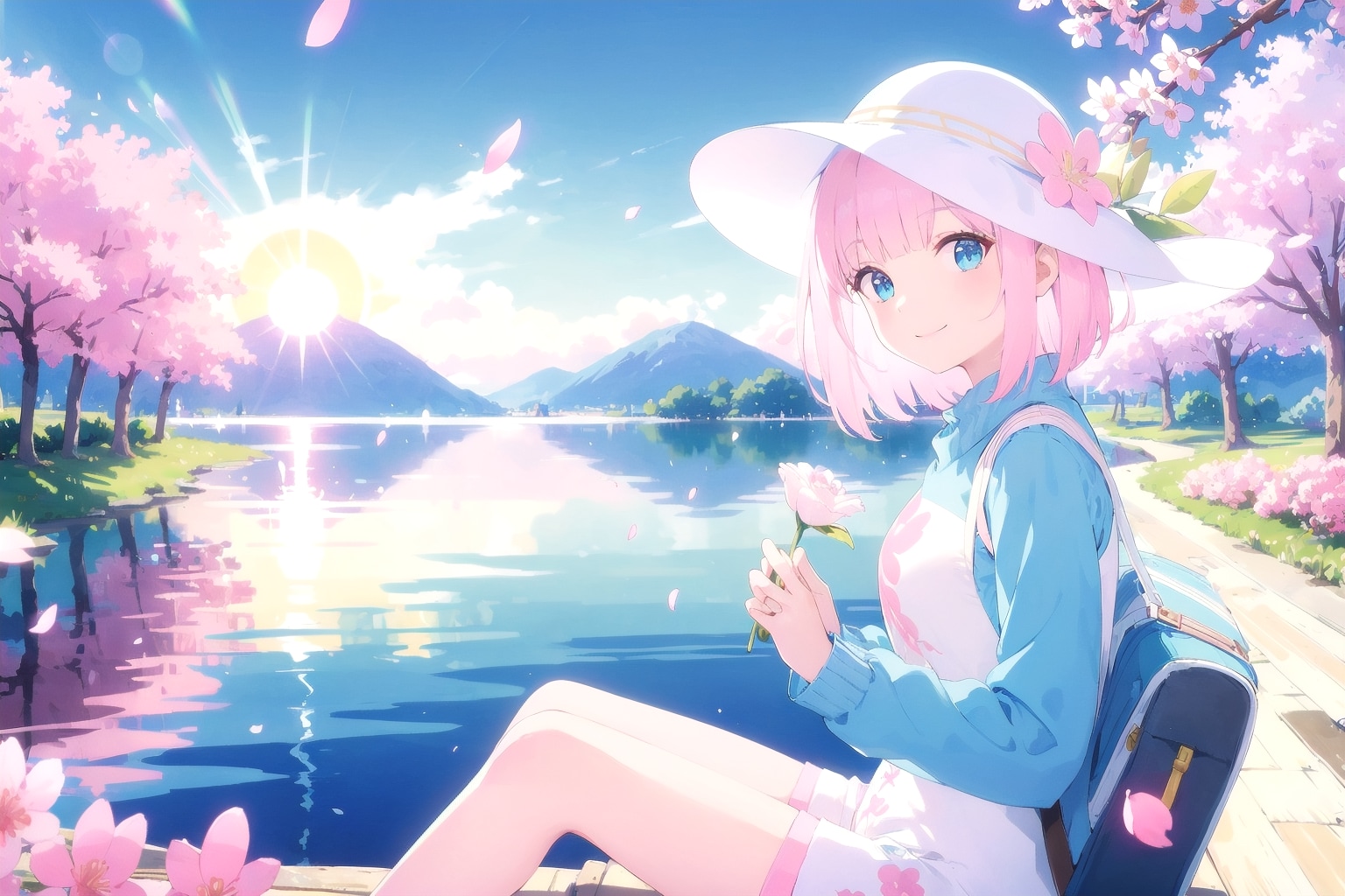 OPALで春キャンΔ | の人気AIイラスト・グラビア