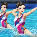 シンクロ美少女　デュエット演技⑰ 2枚目