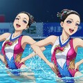シンクロ美少女　デュエット演技⑰ 4枚目