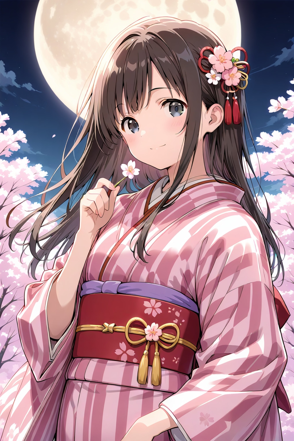 夜桜みことちゃん | の人気AIイラスト・グラビア