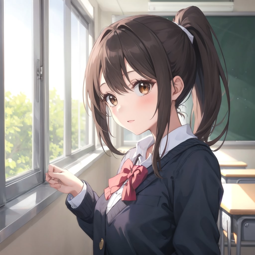 茶髪ポニテっ子チャレンジ⑤