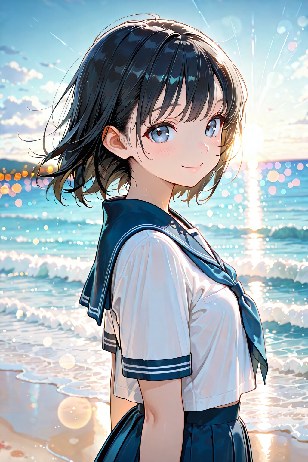 夏の砂浜(ECHIDNA)(34) | の人気AIイラスト・グラビア