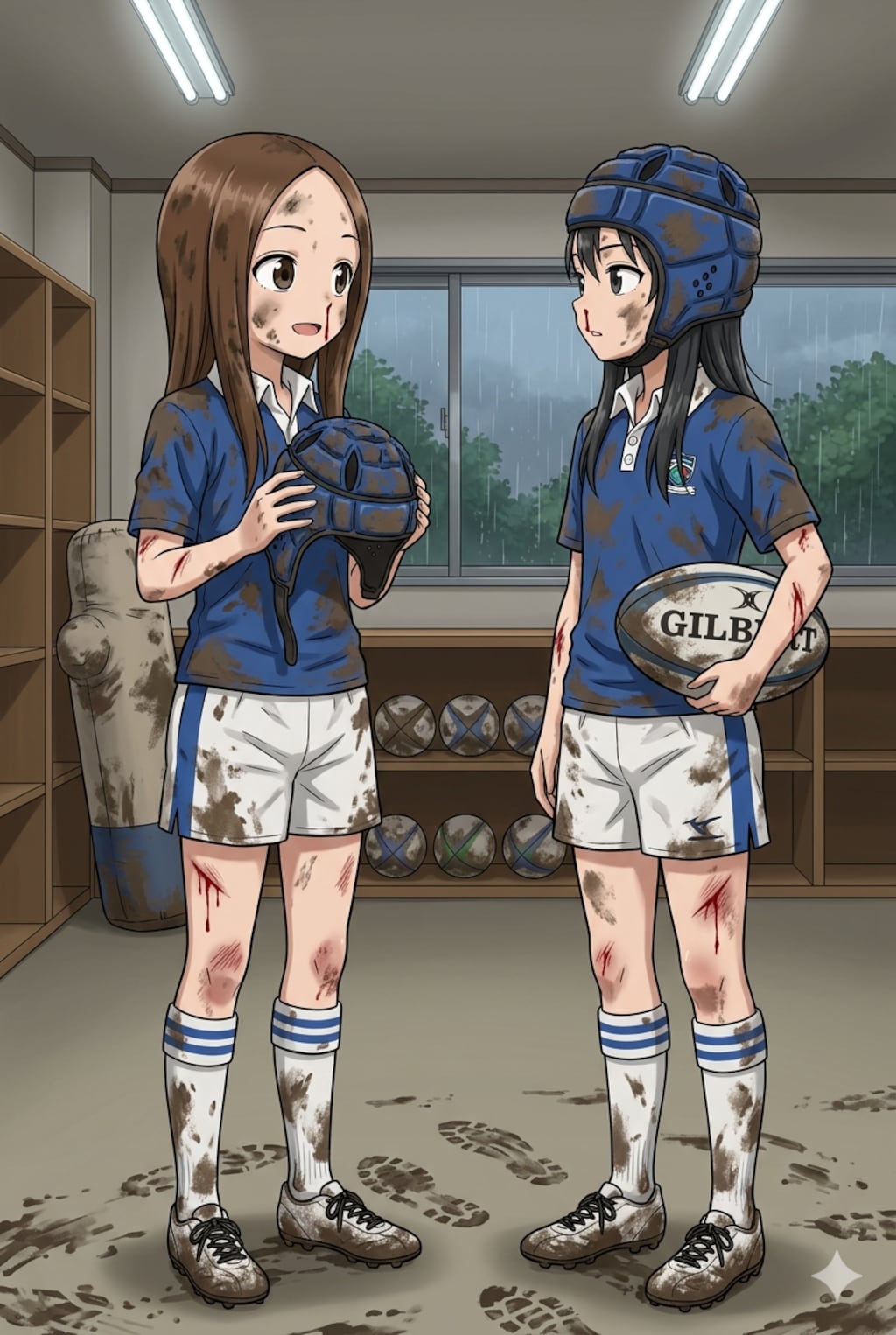 🏉泥まみれの女子ラグビー 165