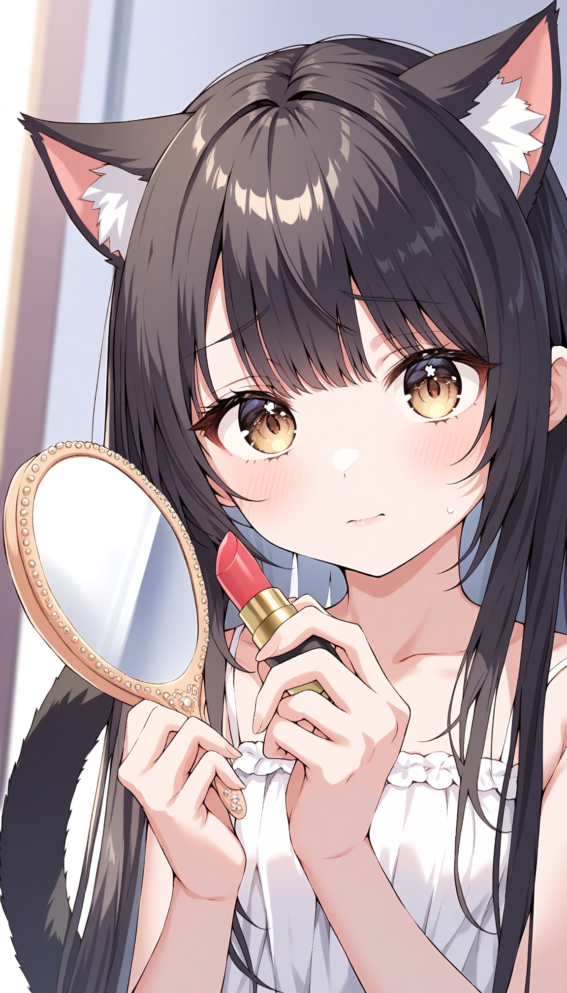 初めてのメイク | の人気AIイラスト・グラビア