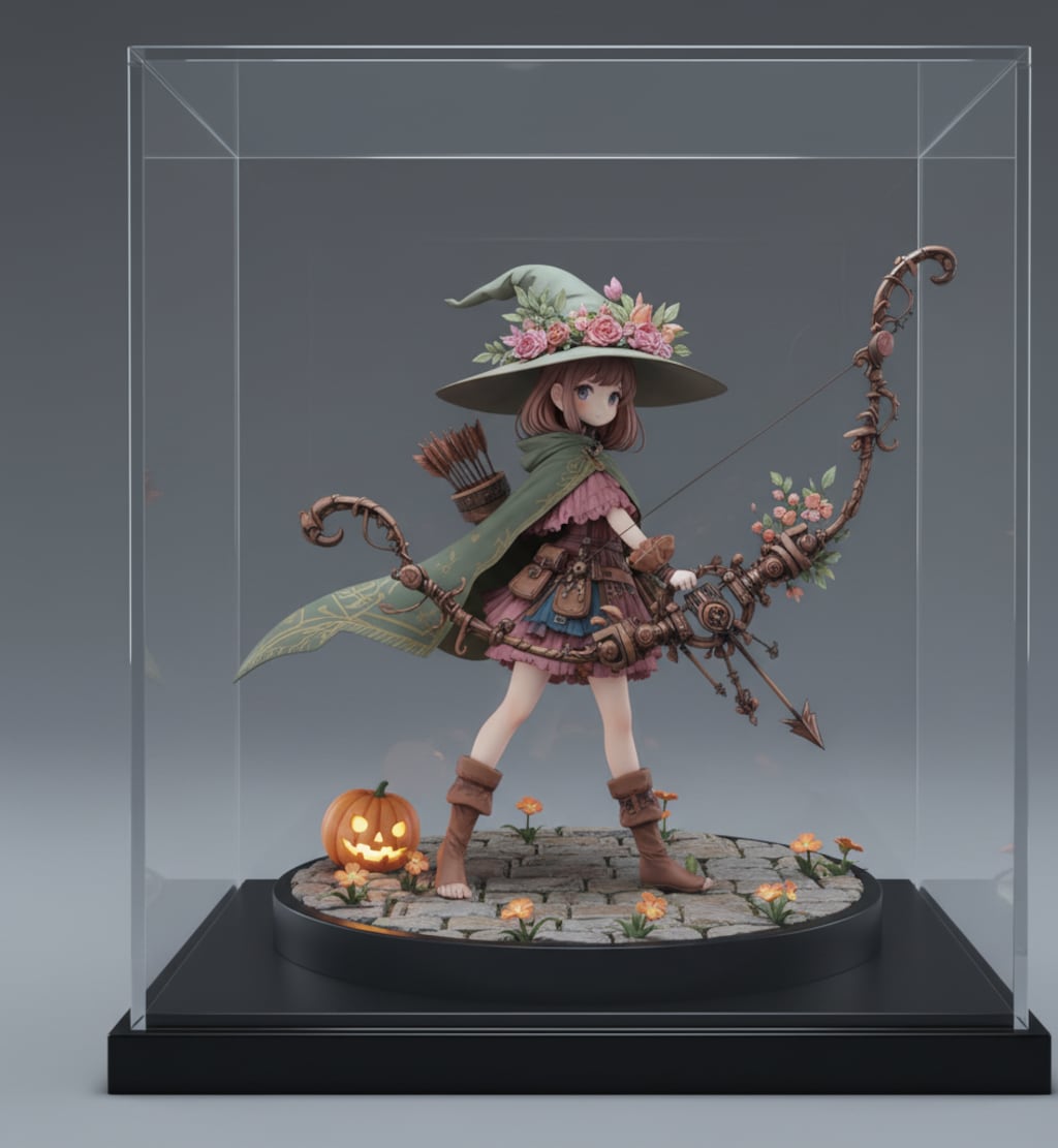 魔女フィギュア & 元イラスト