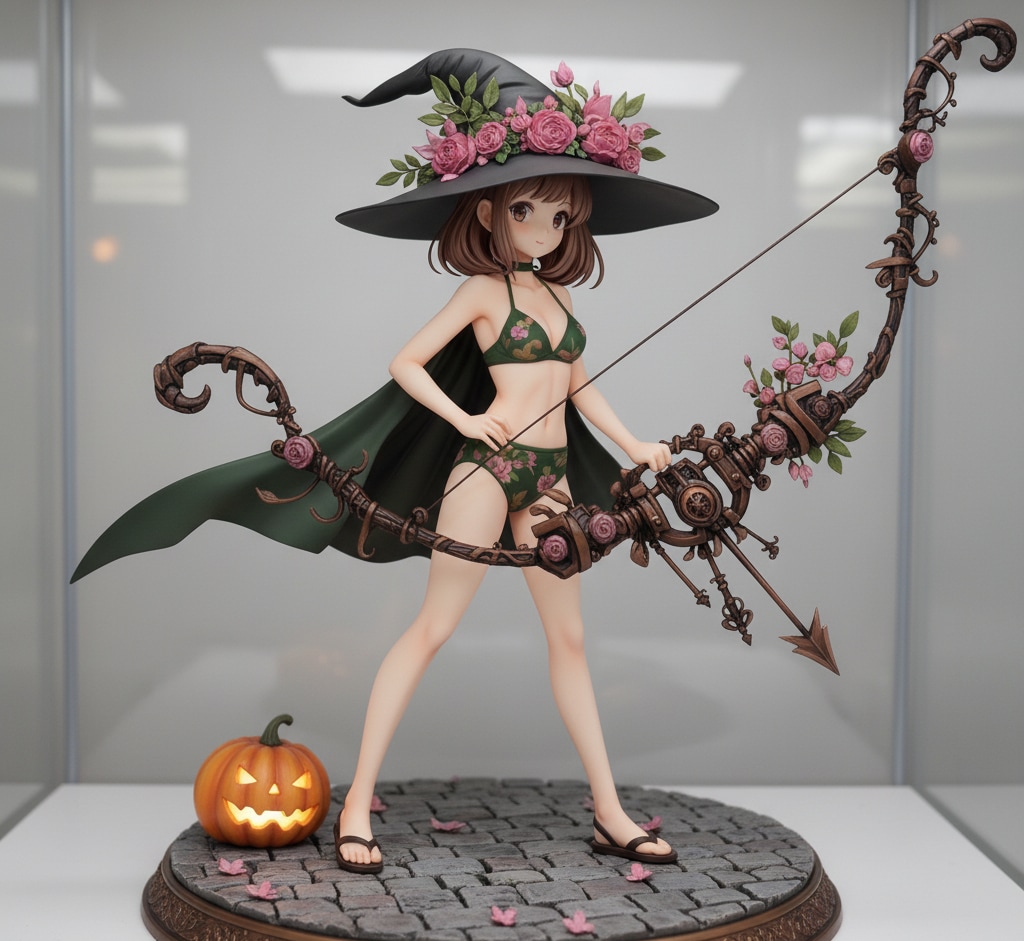 魔女フィギュア & 元イラスト