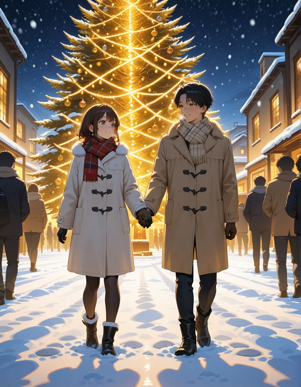 雪が暖かい日 | の人気AIイラスト・グラビア