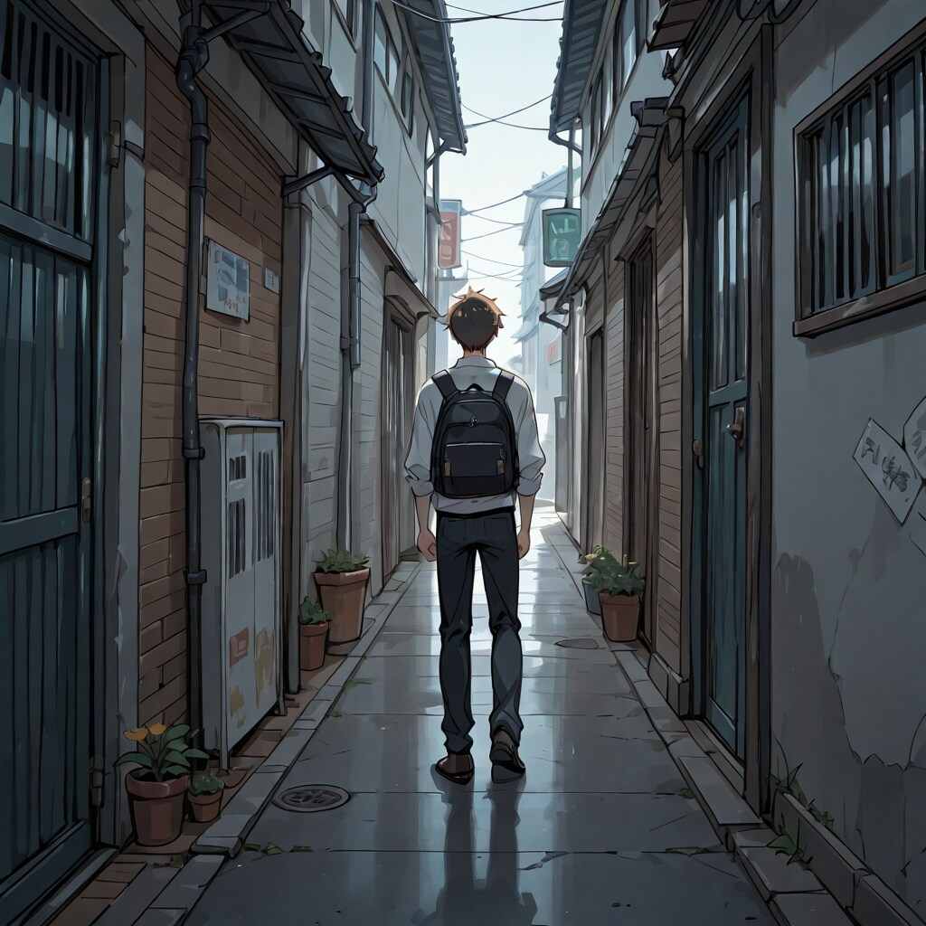 路地裏の少年