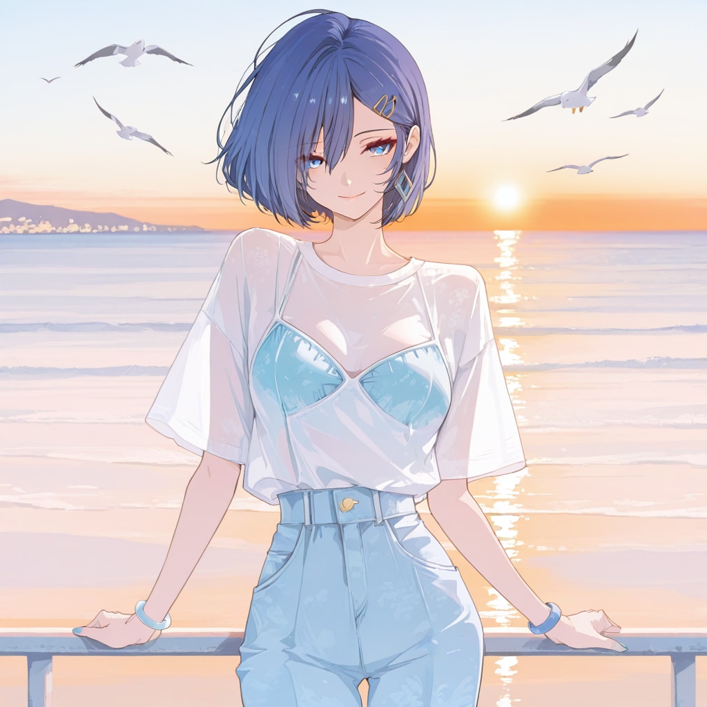 夕暮れソーダブルー