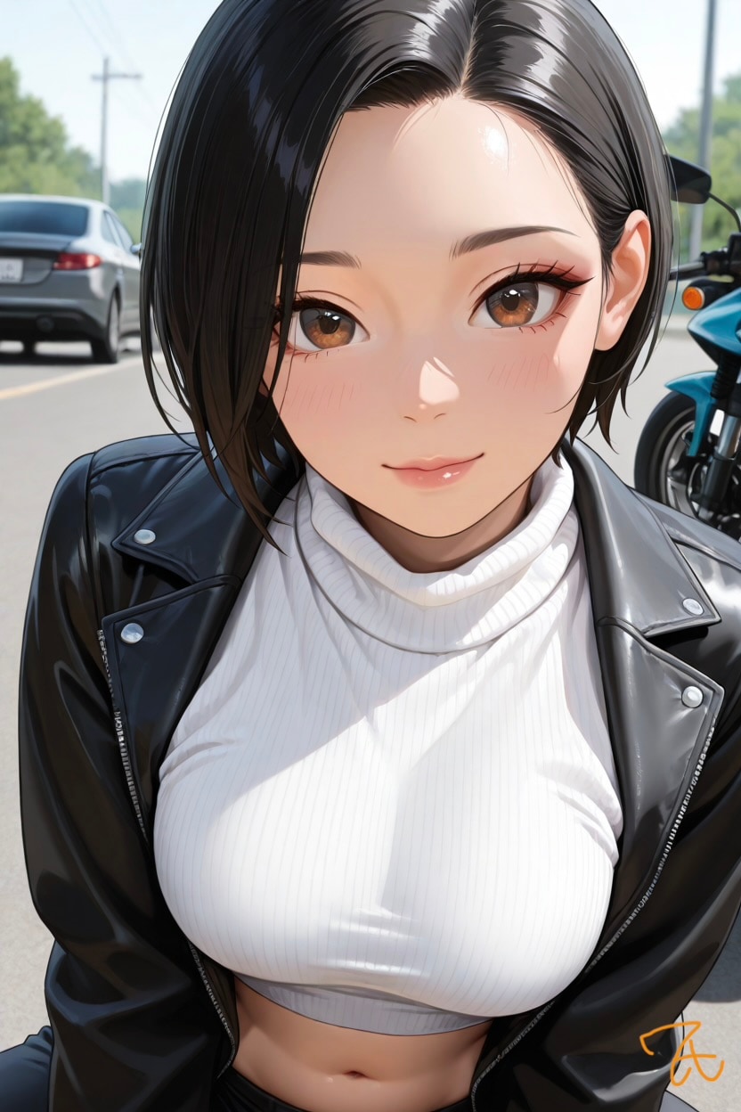 ライダース女子 | の人気AIイラスト・グラビア