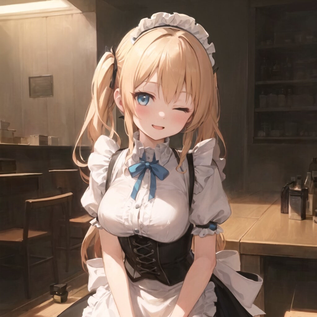 どこかの定食屋の看板娘