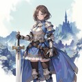 茶髪の女騎士 4枚目