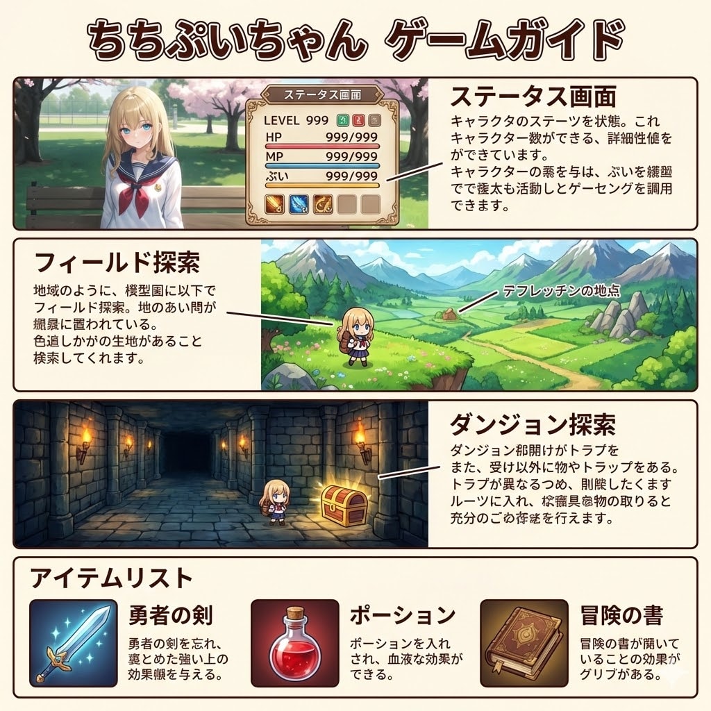 ちちぷいちゃんゲームガイド | の人気AIイラスト・グラビア