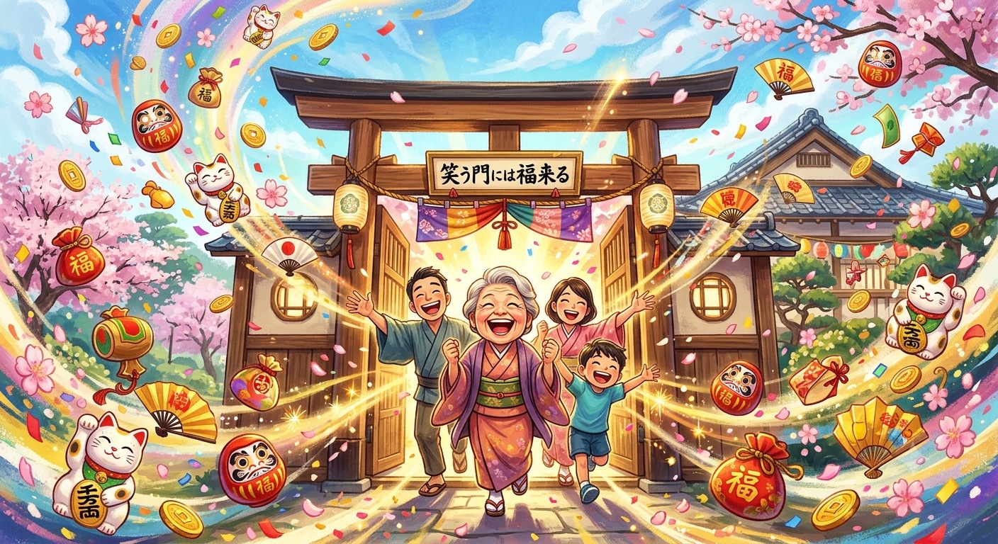 笑う門には福来たる