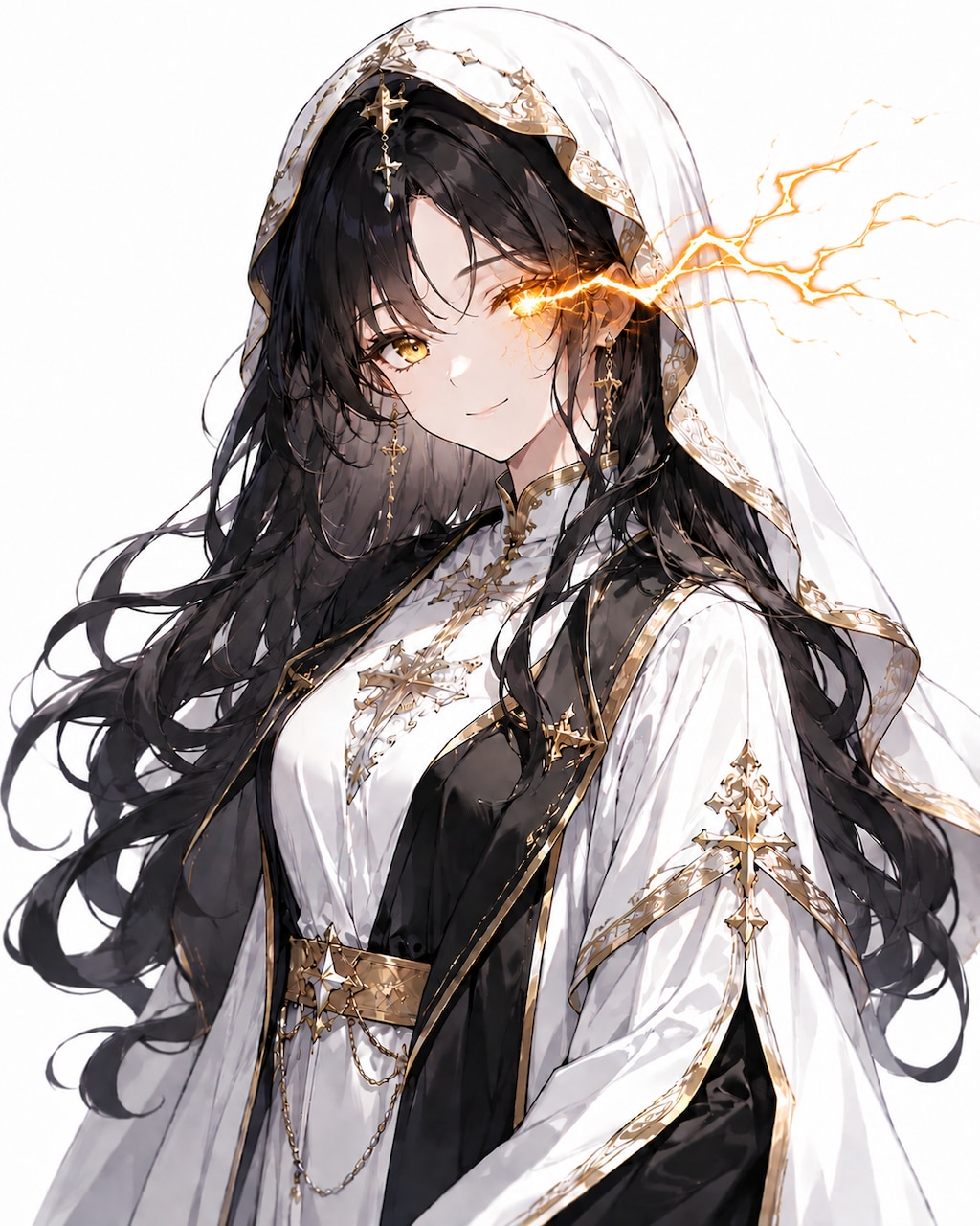 白と黒の聖女 全身絵＋追加差分
