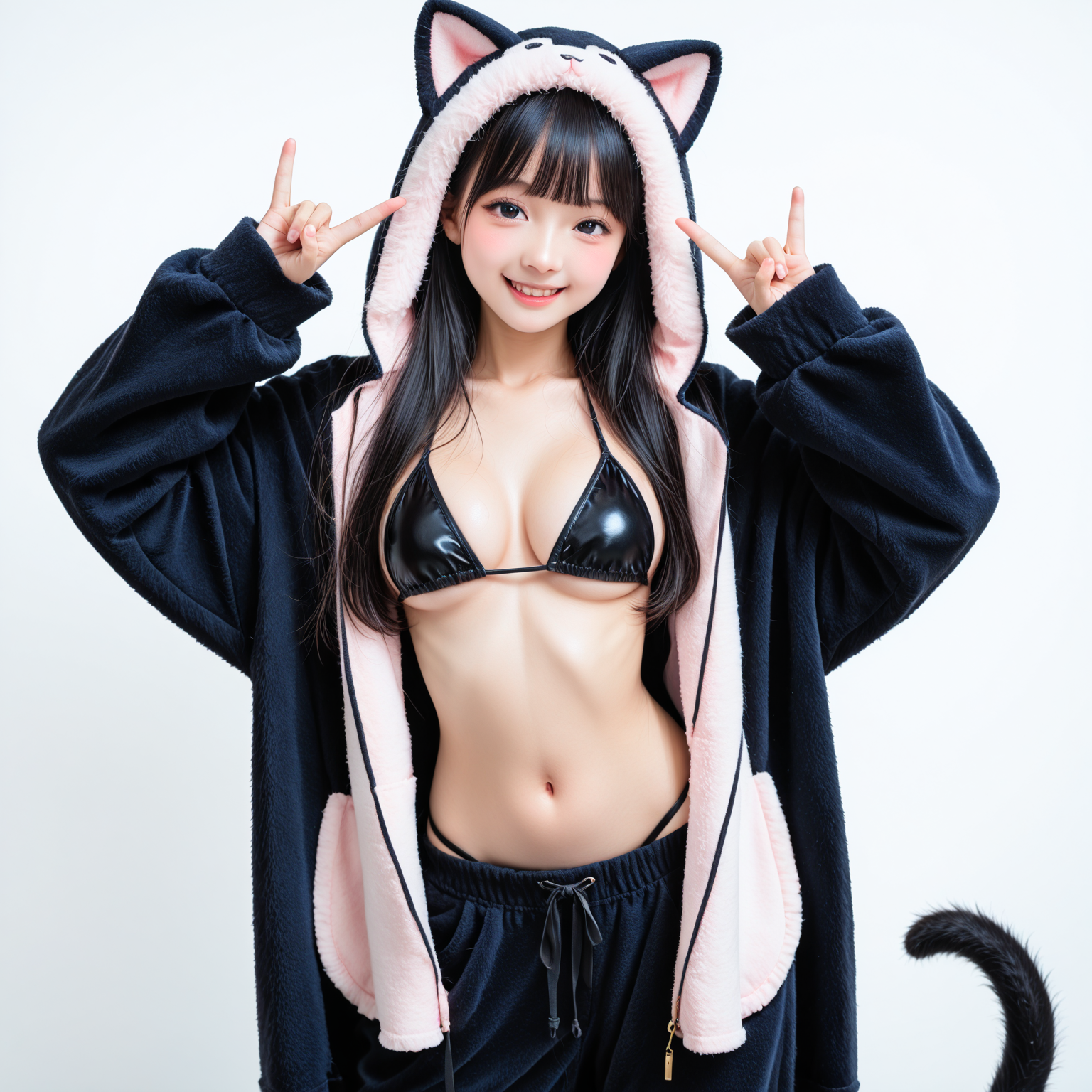 猫の着ぐるみ②