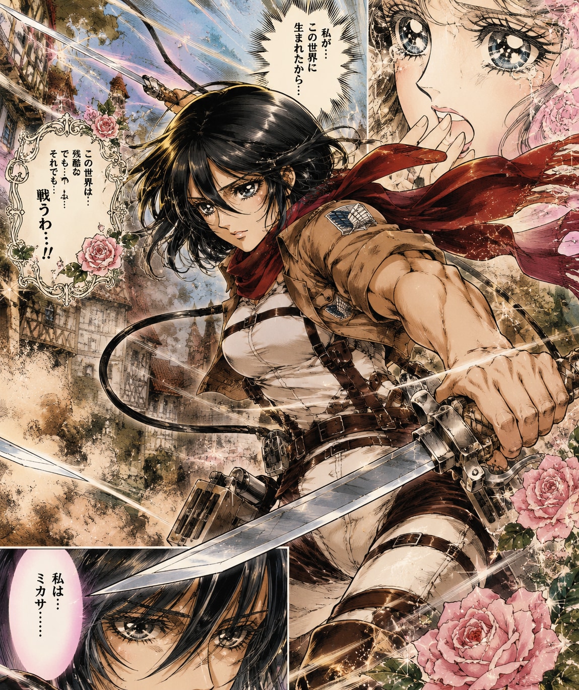 Elegant Mikasa | の人気AIイラスト・グラビア