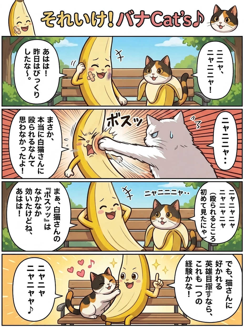 【パロディ】それいけ！バナCat's♪三度目