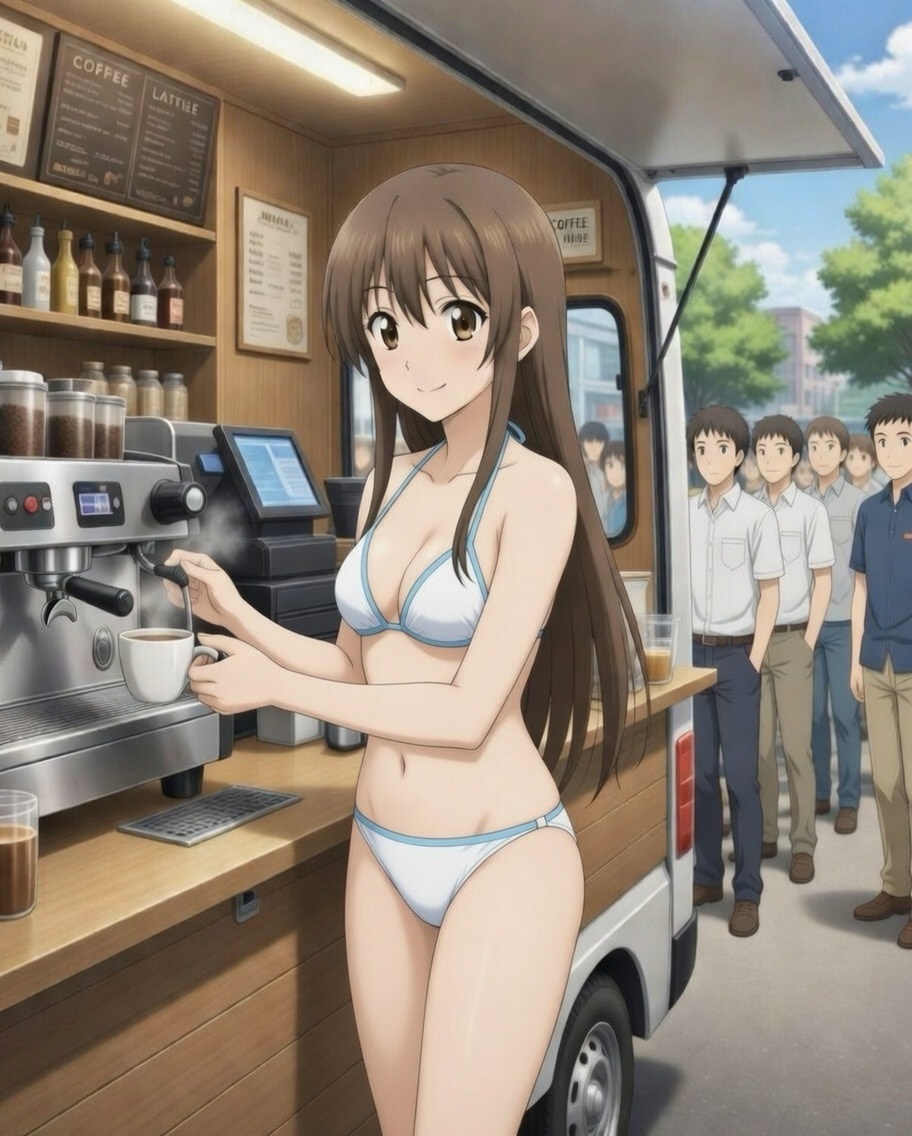男の客しかいない🤣