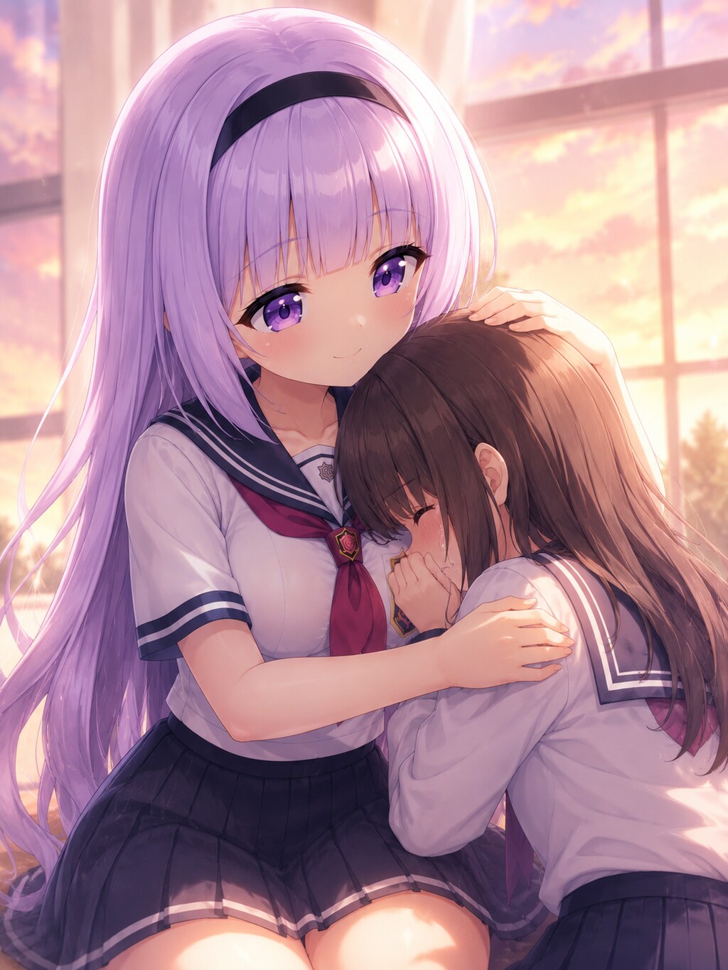 それでもつらい時 泣きたい時 くじけそうな時 私 そばにいる