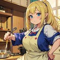 お料理ぽっちゃりエルフさん 4枚目