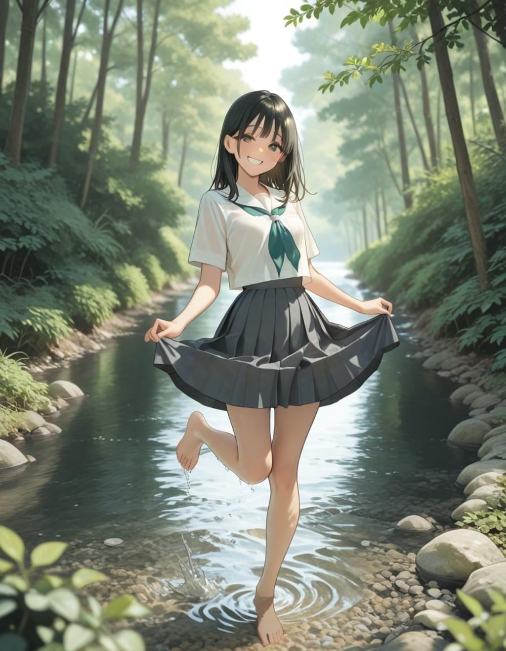 水遊び