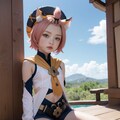 【原神　ディオナ】コスプレ風イラスト 2枚目
