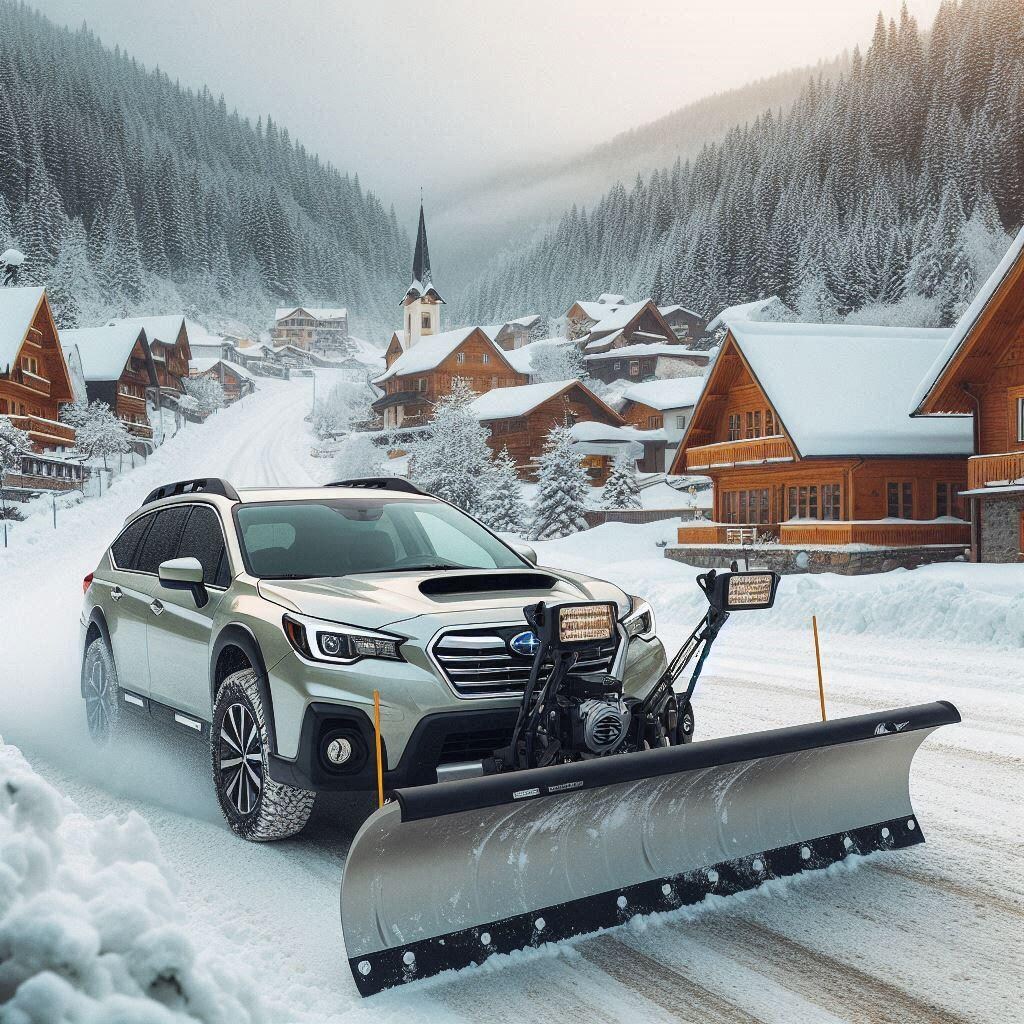 スバルレガシィアウトバック除雪車