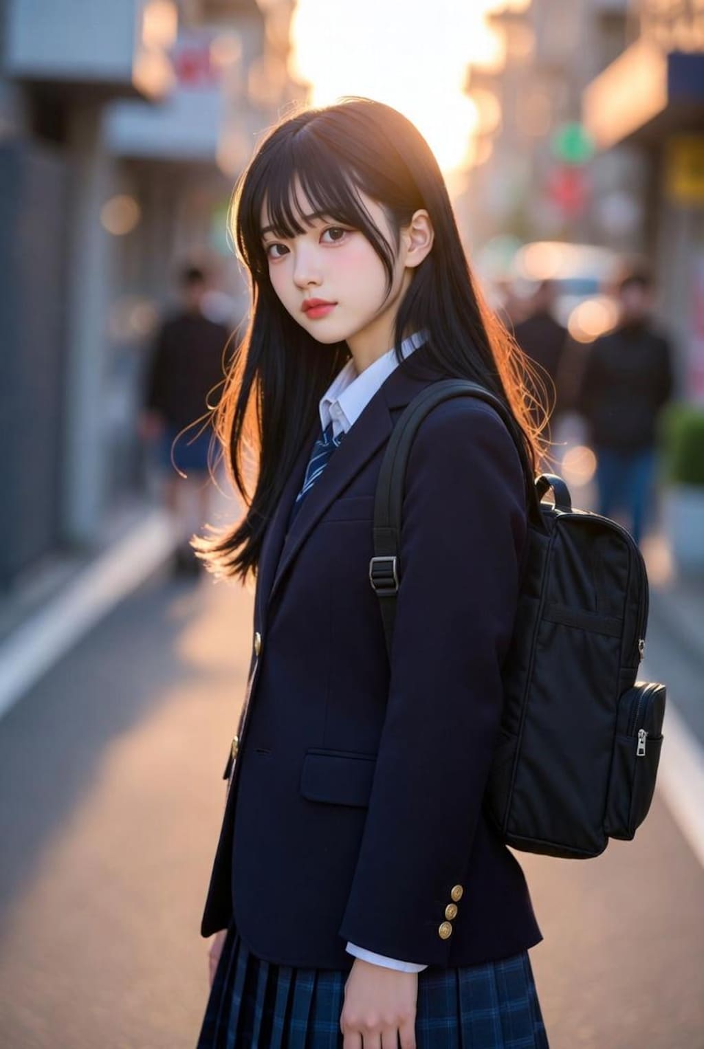 夕暮れ