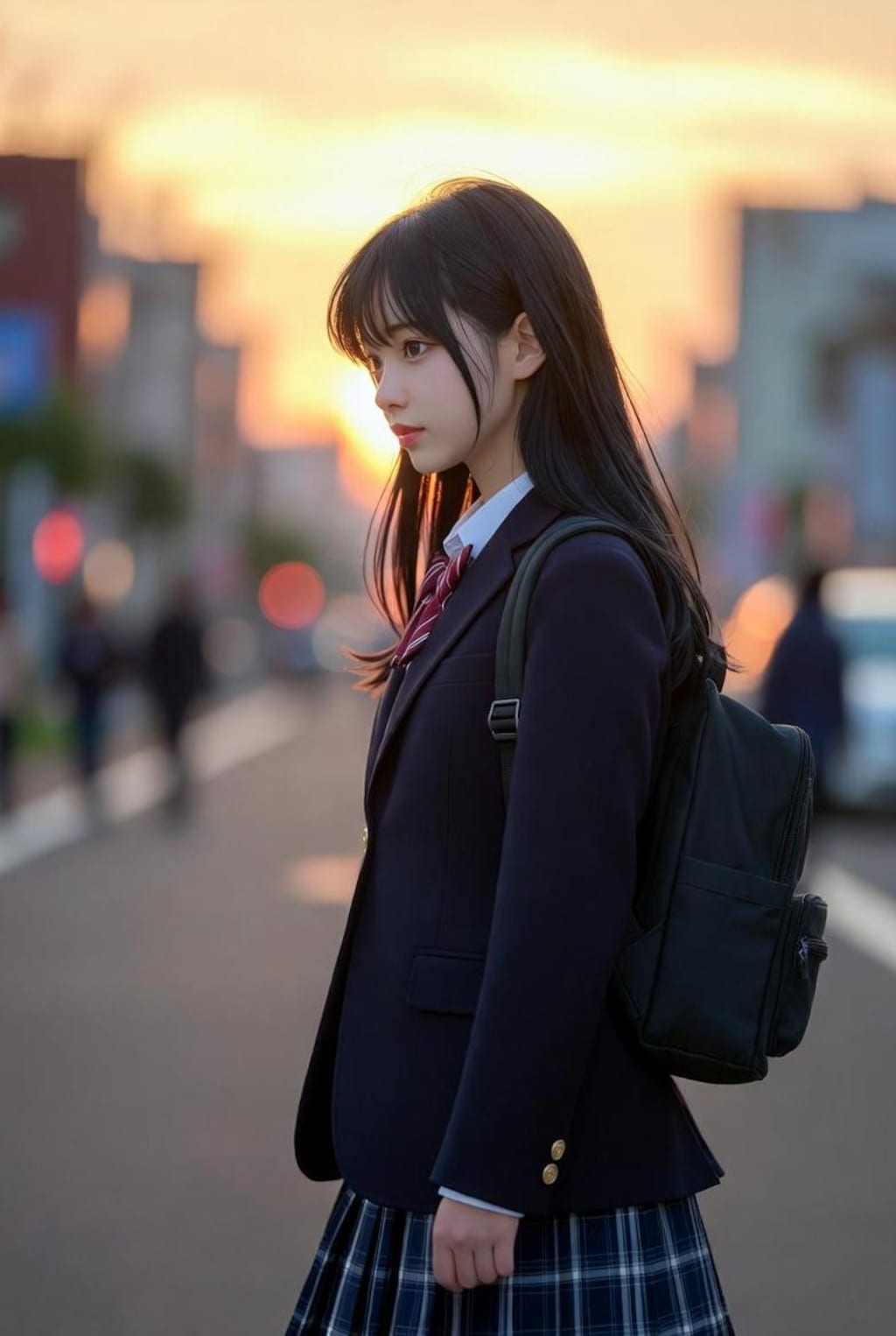 夕暮れ