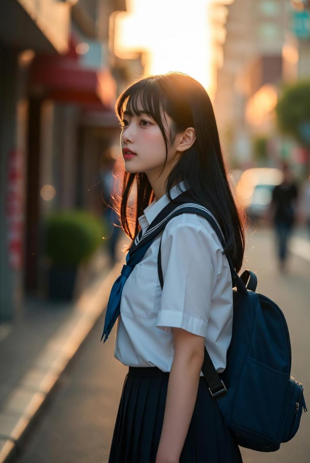 夕暮れ